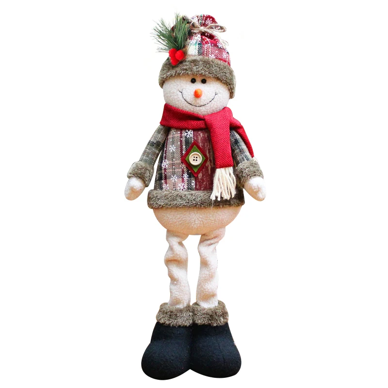 Дядо Коледа Лосове Снежен Човек Кукла Oranments Коледни Висулки Деца Naviidad Подарък Играчка Полза На Весела Коледа Интериор За Дома