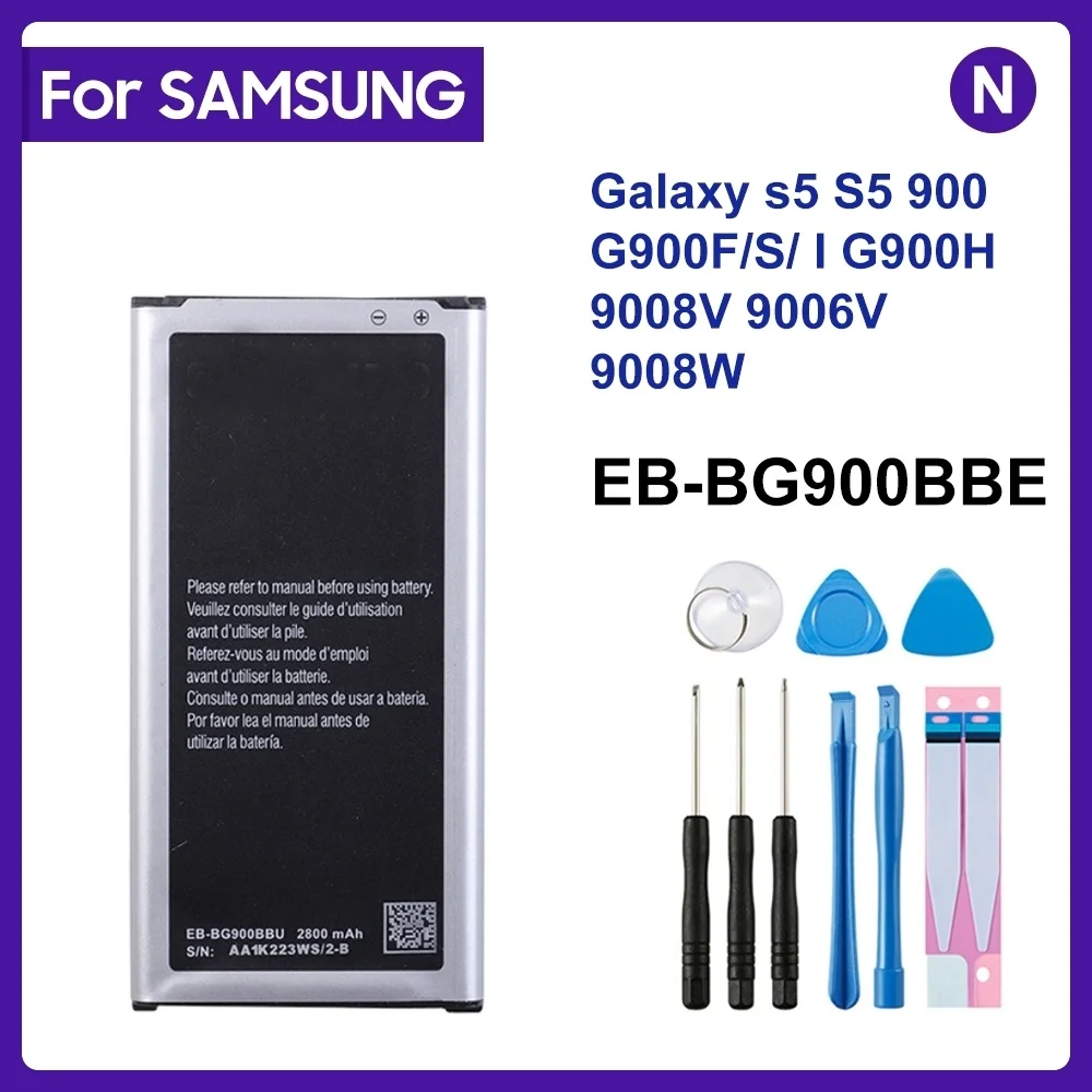 За SAMSUNG EB-BG900BBE EB-BG900BBU Батерия 2800 mah За Samsung Galaxy s5 S5 900 G900F/S/I G900H 9008V 9006V 9008W БЕЗ NFC