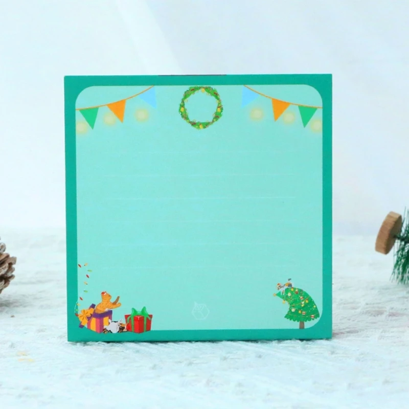 Коледна картичка 3D-плик, подарък за приятели