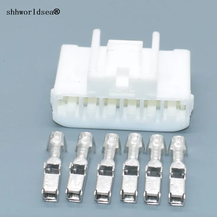 Shhworldsea 5/100 комплекти 6-Контактен Електрически Автоматично Connector С Клеммами За Кола Auto 7283-1061