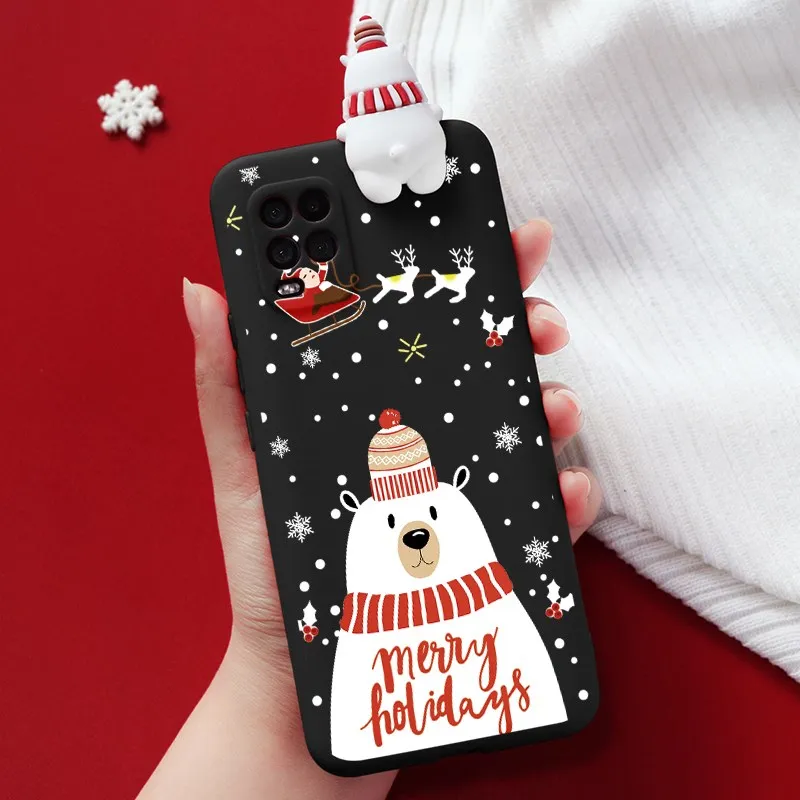 Весела Коледа, Мультяшная Кукла, Калъф За Xiaomi Mi Redmi Note 9 S 9S 8 8T 9A A3 10 5 6 7 Pro Max Ultra Lite SE CC9 CC9e A1 A2 Capa
