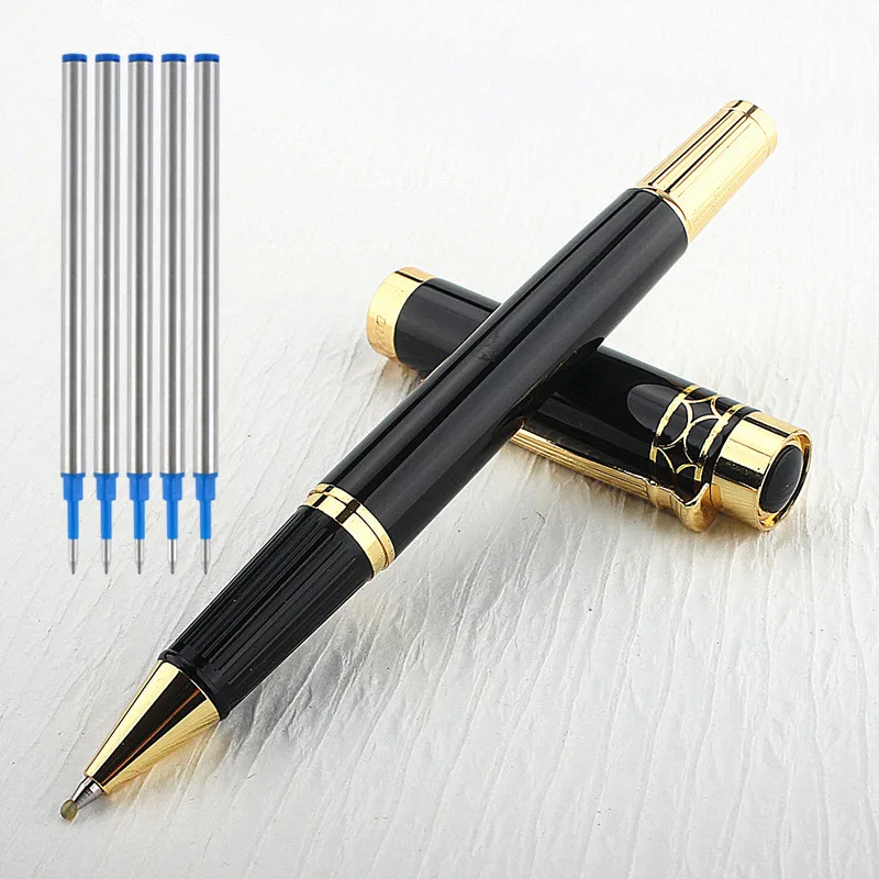 Висококачествена Химикалка химикалка с Метален Валяк 8036 0,5 мм С Върха Черен цвят, Канцеларски материали, Ученически Пособия, ХИМИКАЛКА ХИМИКАЛКА за писане