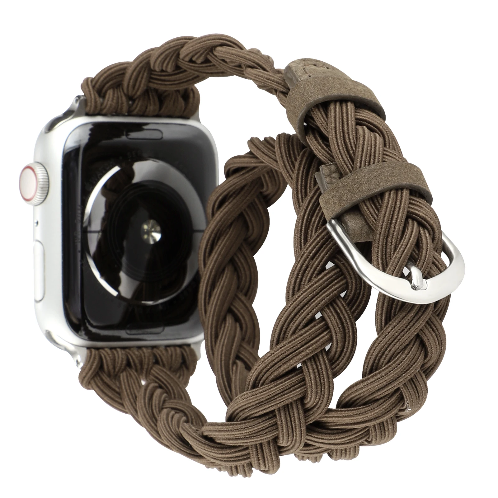 Дамски Въжета за Apple Watch band UItra 49 мм 44 мм 40 мм Найлонов Еластична гривна с плетени линия iWatch Serie 8 7 6 5 4 SE 41 мм 45 мм