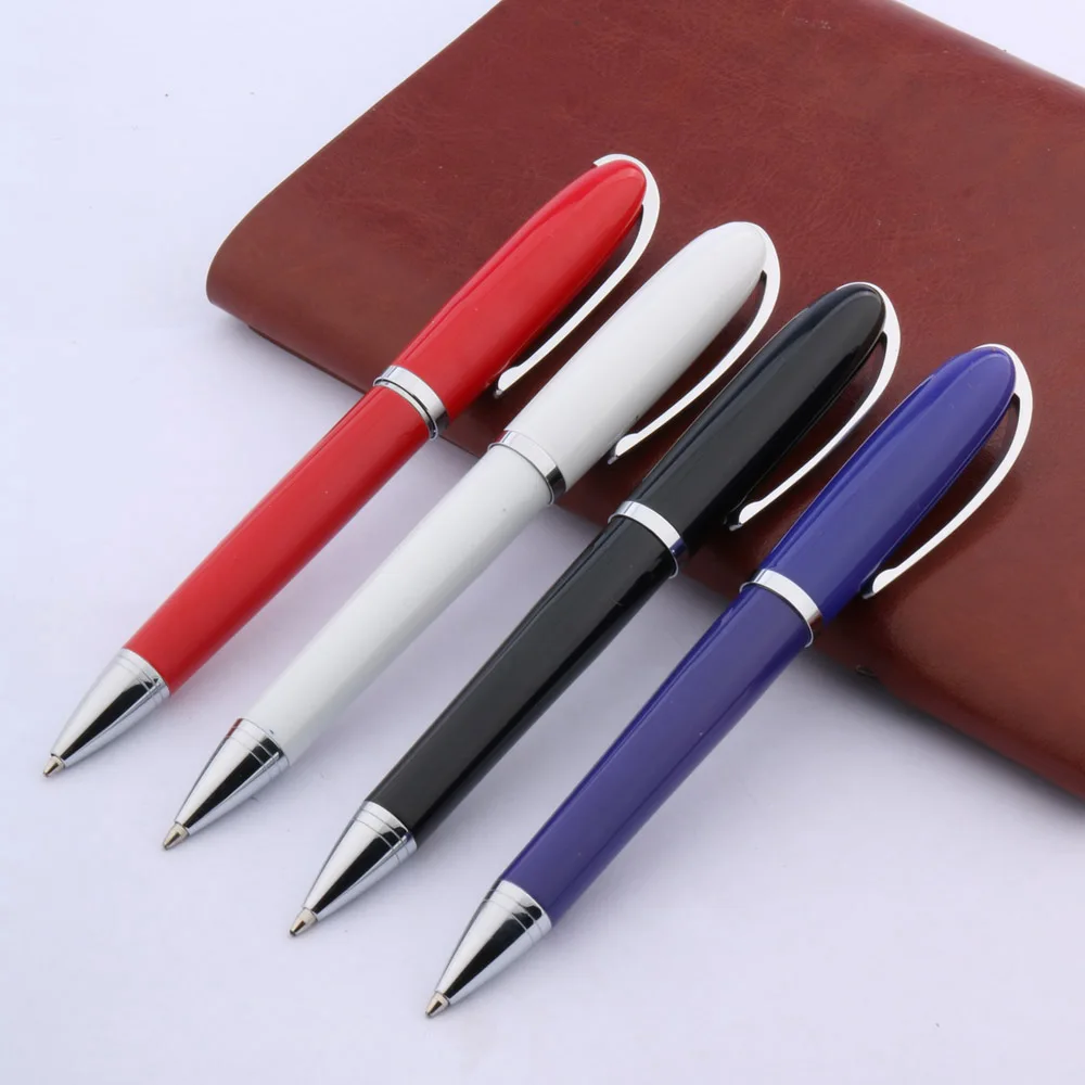 луксозно качество baoer 516 метал Сребро червен подарък Химикалка писалка, мастило химикалка писалка маркови Консумативи, Канцеларски материали