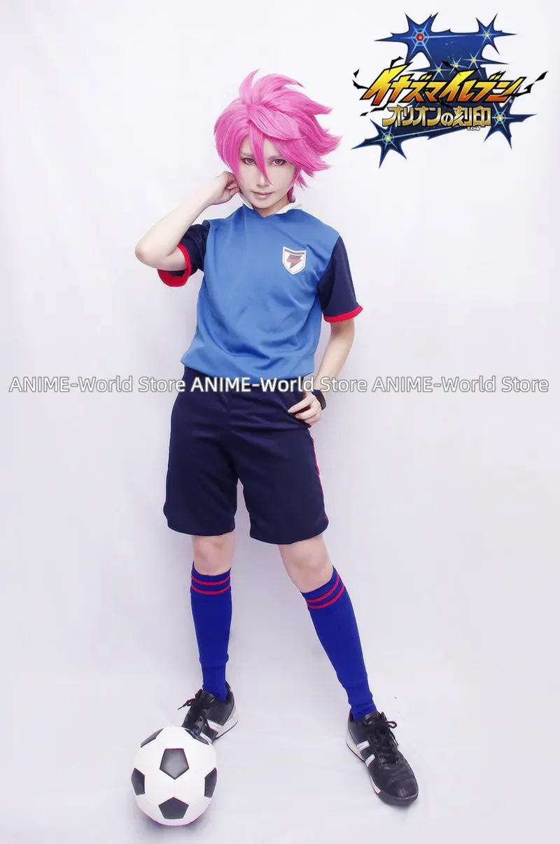 Нова лятна училищна форма на японски футболен отбор Inazuma The Eleven, костюм за cosplay, спортна форма на всеки размер