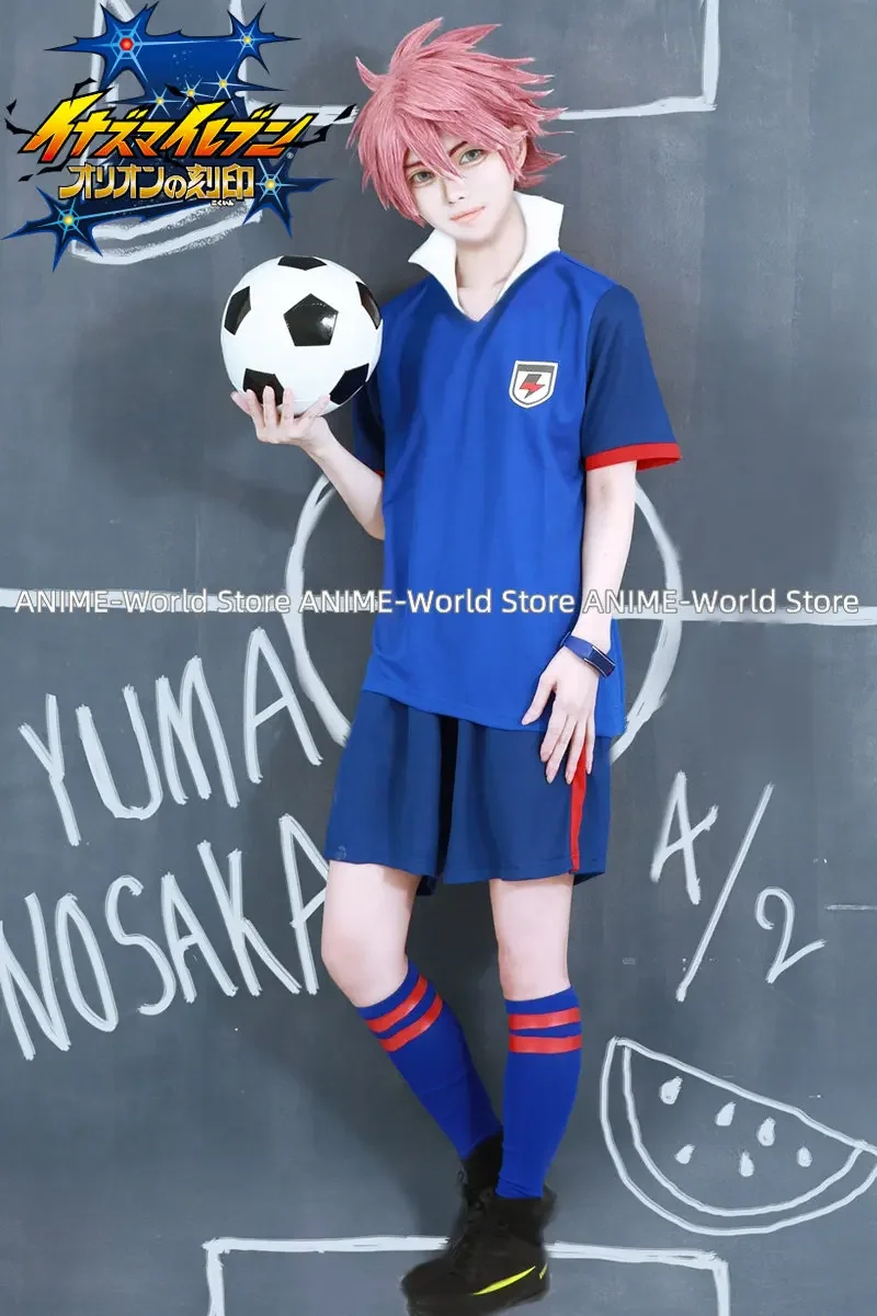 Нова лятна училищна форма на японски футболен отбор Inazuma The Eleven, костюм за cosplay, спортна форма на всеки размер