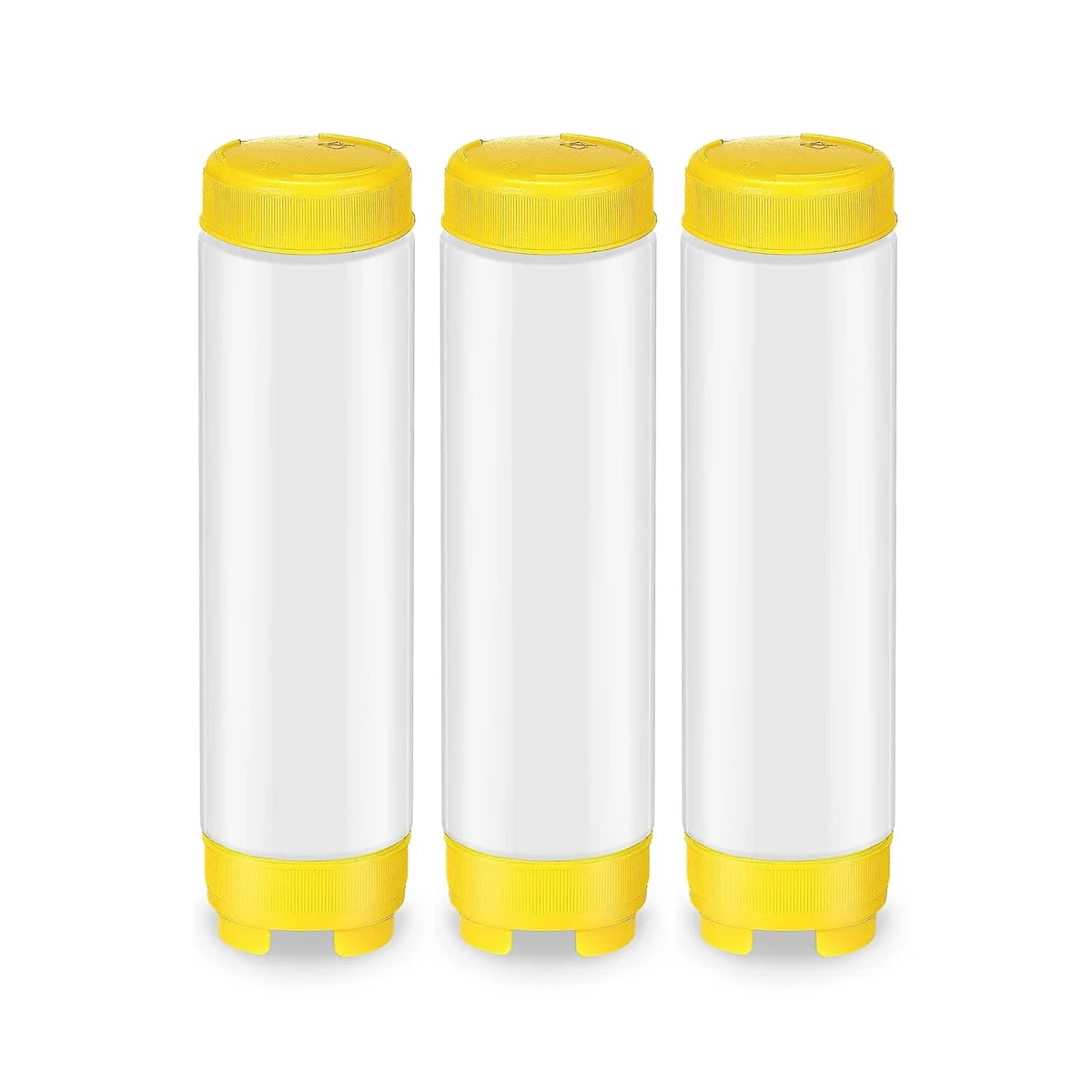 Обърнати Пластмасови Бутилки За Изстискване на 16 Унции, Опаковка за многократна употреба С Клапан За Доставка Подправки, Бутилка за Изстискване на Сосове и Кетчуп