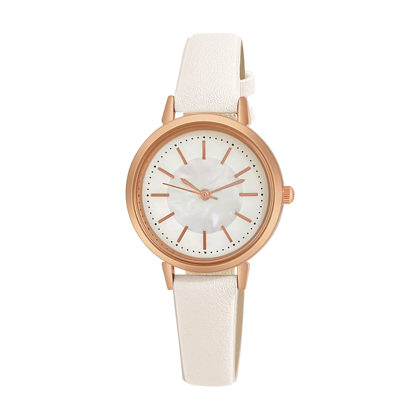 Прости дамски часовници Луксозни Дизайнерски Кожени часовници Дамски кварцов часовник Дамски Малки часовник с кръгла циферблат Reloj Mujer